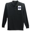 Long Sleeve Silk Touch Polo with Pocket Thumbnail