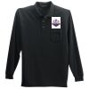 Long Sleeve Silk Touch Polo with Pocket Thumbnail