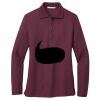 Ladies Silk Touch Long Sleeve Polo Thumbnail