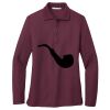 Ladies Silk Touch Long Sleeve Polo Thumbnail