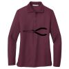 Ladies Silk Touch Long Sleeve Polo Thumbnail