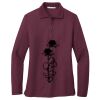 Ladies Silk Touch Long Sleeve Polo Thumbnail