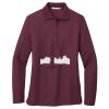 Ladies Silk Touch Long Sleeve Polo Thumbnail