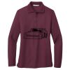 Ladies Silk Touch Long Sleeve Polo Thumbnail