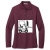 Ladies Silk Touch Long Sleeve Polo Thumbnail