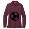 Ladies Silk Touch Long Sleeve Polo Thumbnail