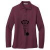 Ladies Silk Touch Long Sleeve Polo Thumbnail