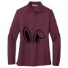 Ladies Silk Touch Long Sleeve Polo Thumbnail