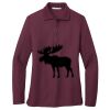 Ladies Silk Touch Long Sleeve Polo Thumbnail