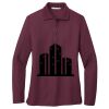 Ladies Silk Touch Long Sleeve Polo Thumbnail
