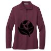 Ladies Silk Touch Long Sleeve Polo Thumbnail