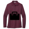 Ladies Silk Touch Long Sleeve Polo Thumbnail