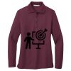 Ladies Silk Touch Long Sleeve Polo Thumbnail