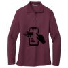 Ladies Silk Touch Long Sleeve Polo Thumbnail