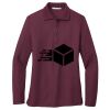 Ladies Silk Touch Long Sleeve Polo Thumbnail