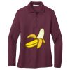 Ladies Silk Touch Long Sleeve Polo Thumbnail