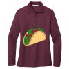 Ladies Silk Touch Long Sleeve Polo Thumbnail
