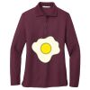 Ladies Silk Touch Long Sleeve Polo Thumbnail
