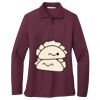 Ladies Silk Touch Long Sleeve Polo Thumbnail