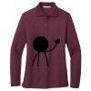 Ladies Silk Touch Long Sleeve Polo Thumbnail